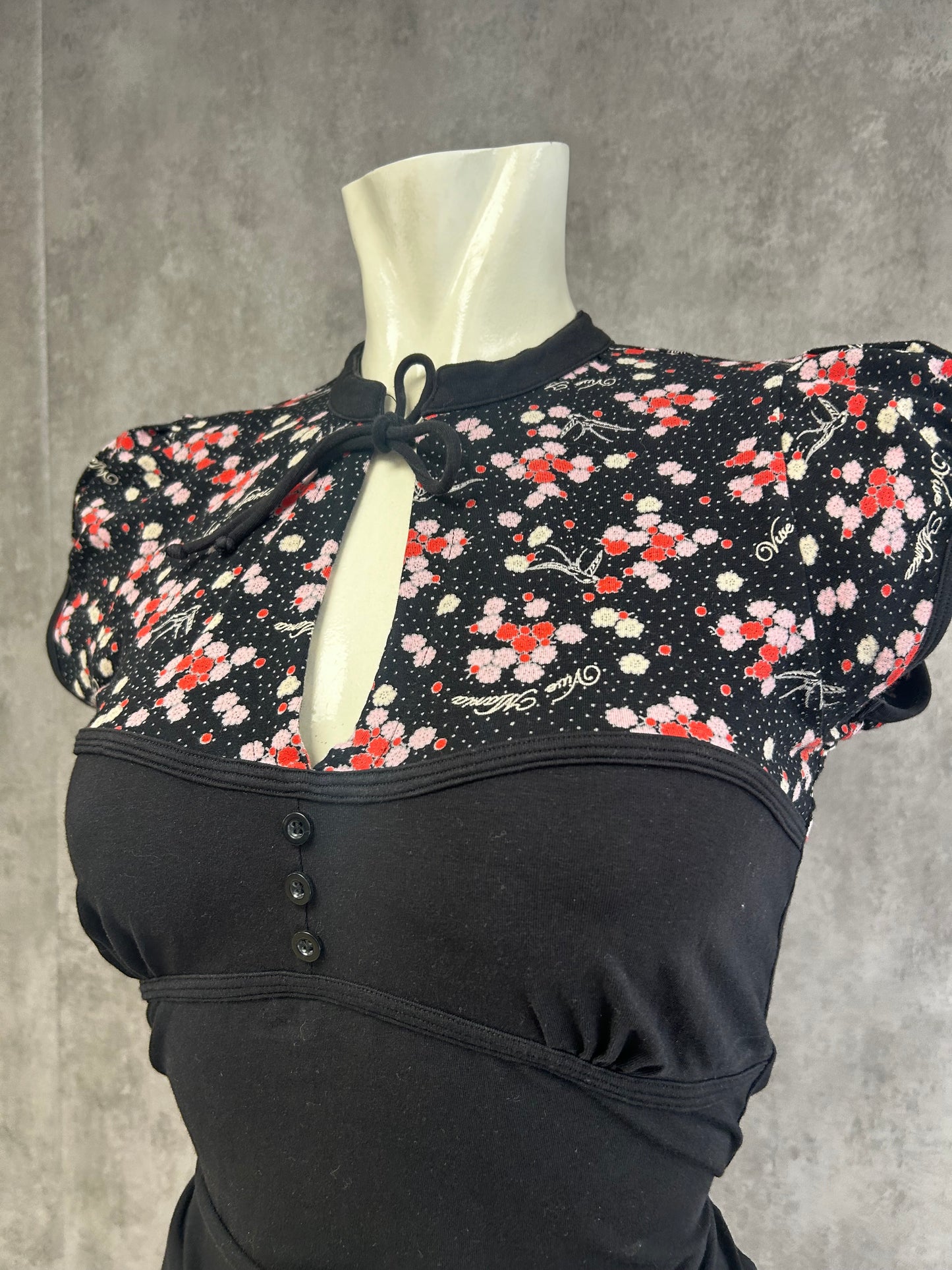 Vive Maria dark coquette top