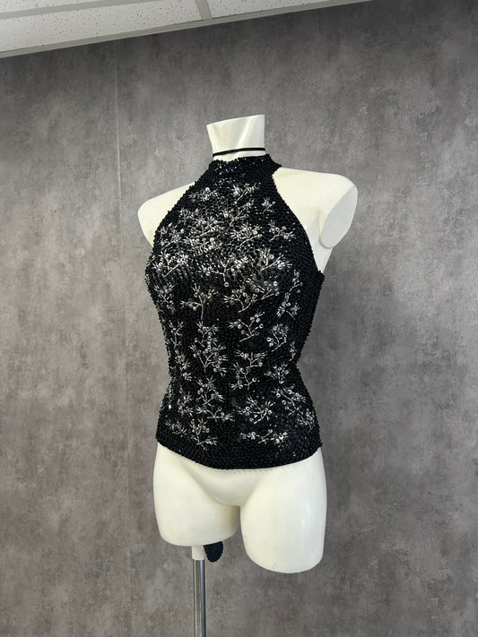 Vintage sequin top