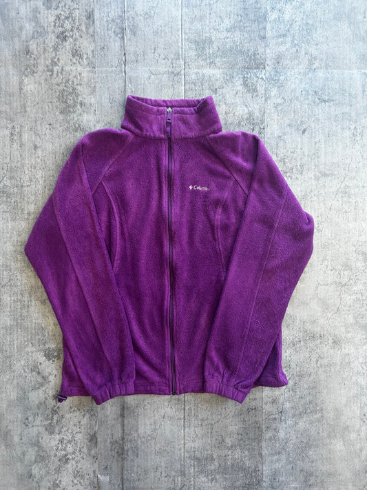 Columbia magenta fleece jacket