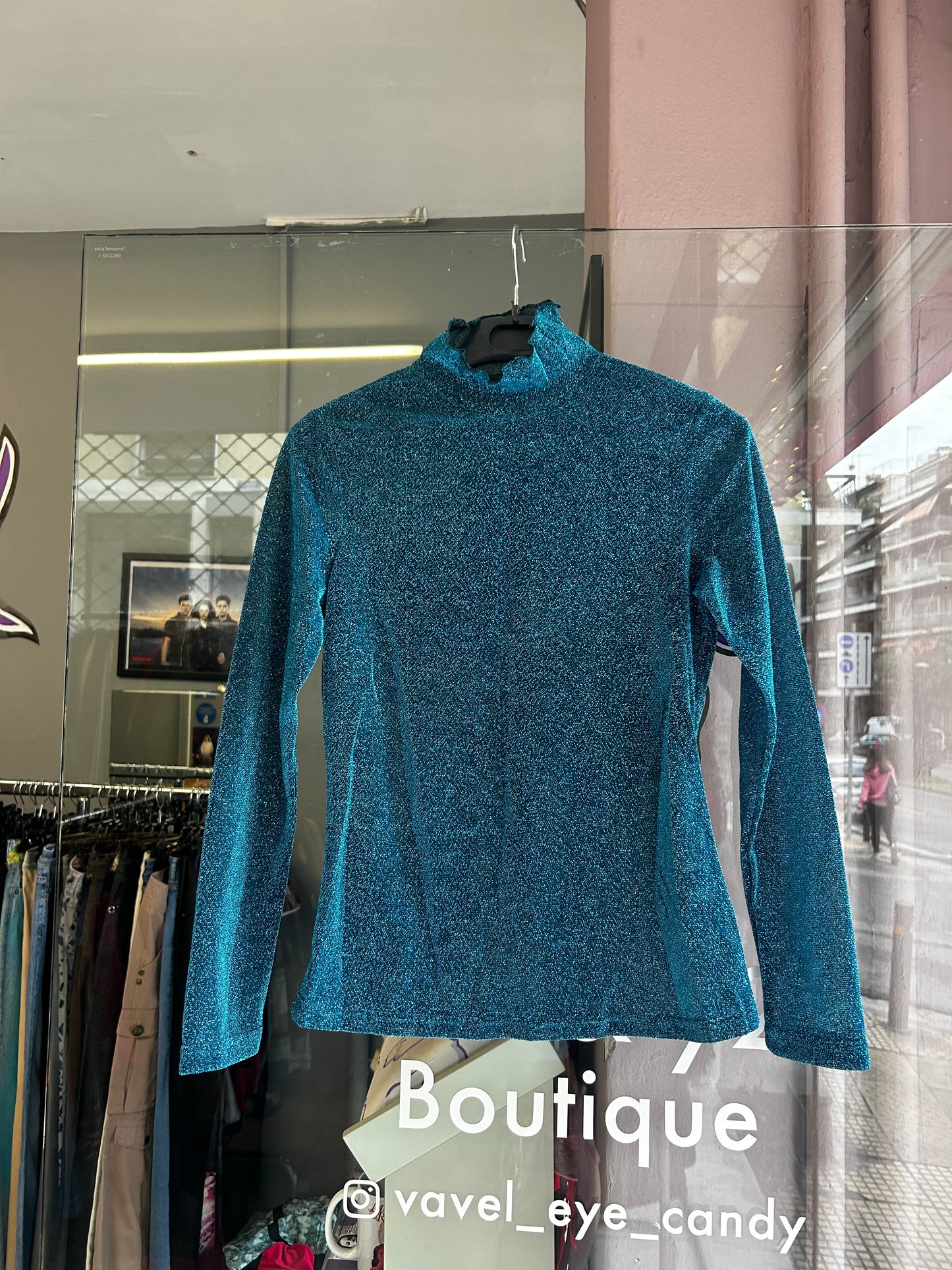 Sparkly mesh top
