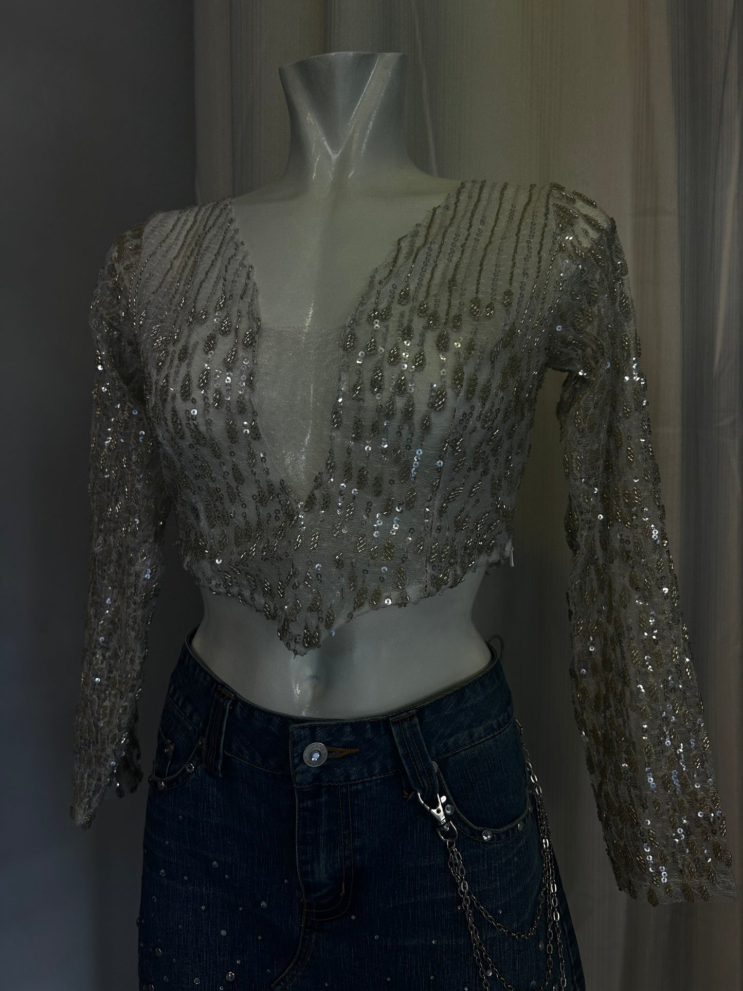 Sequin top