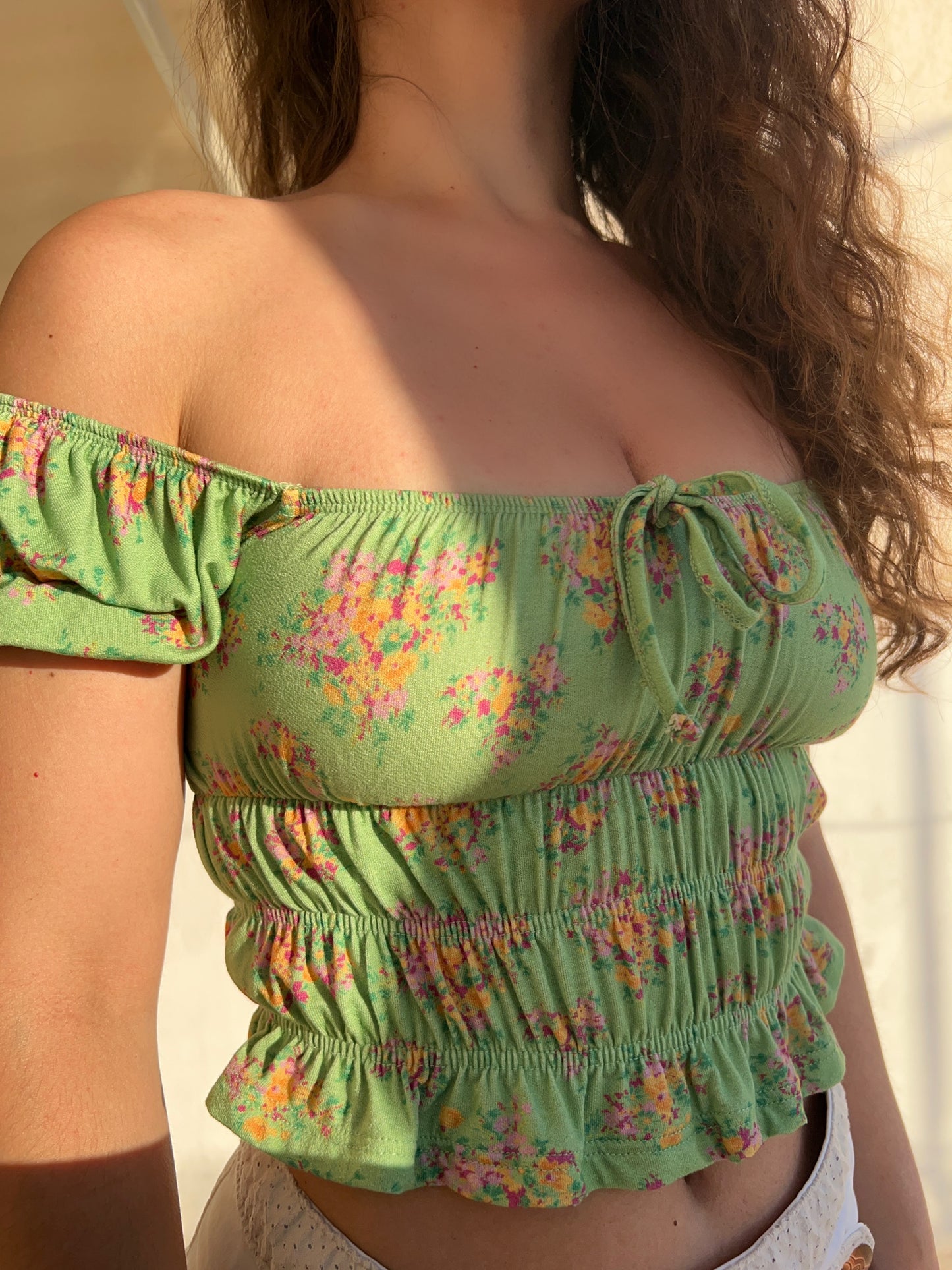 Coquette floral top