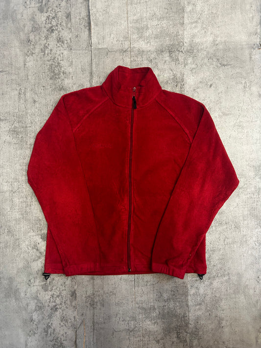 Columbia red fleece jacket