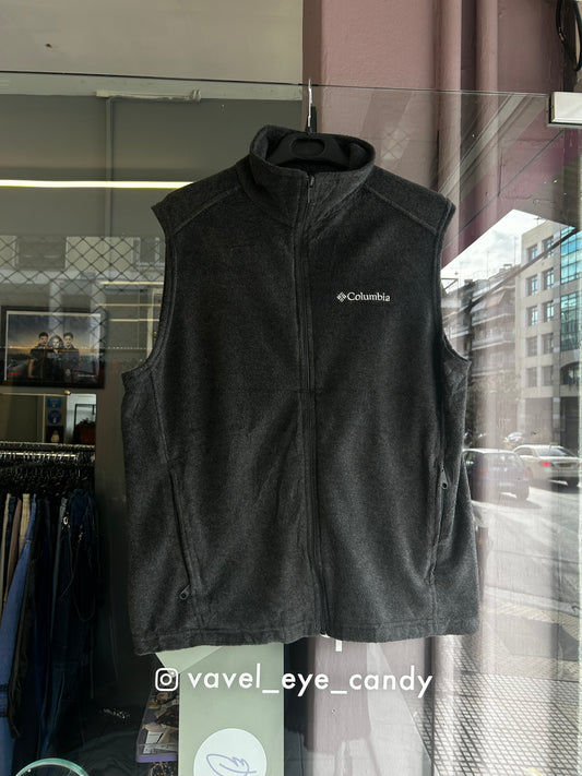 Columbia grey fleece vest