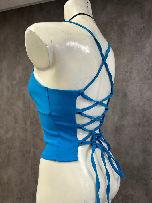 Y2k backless top