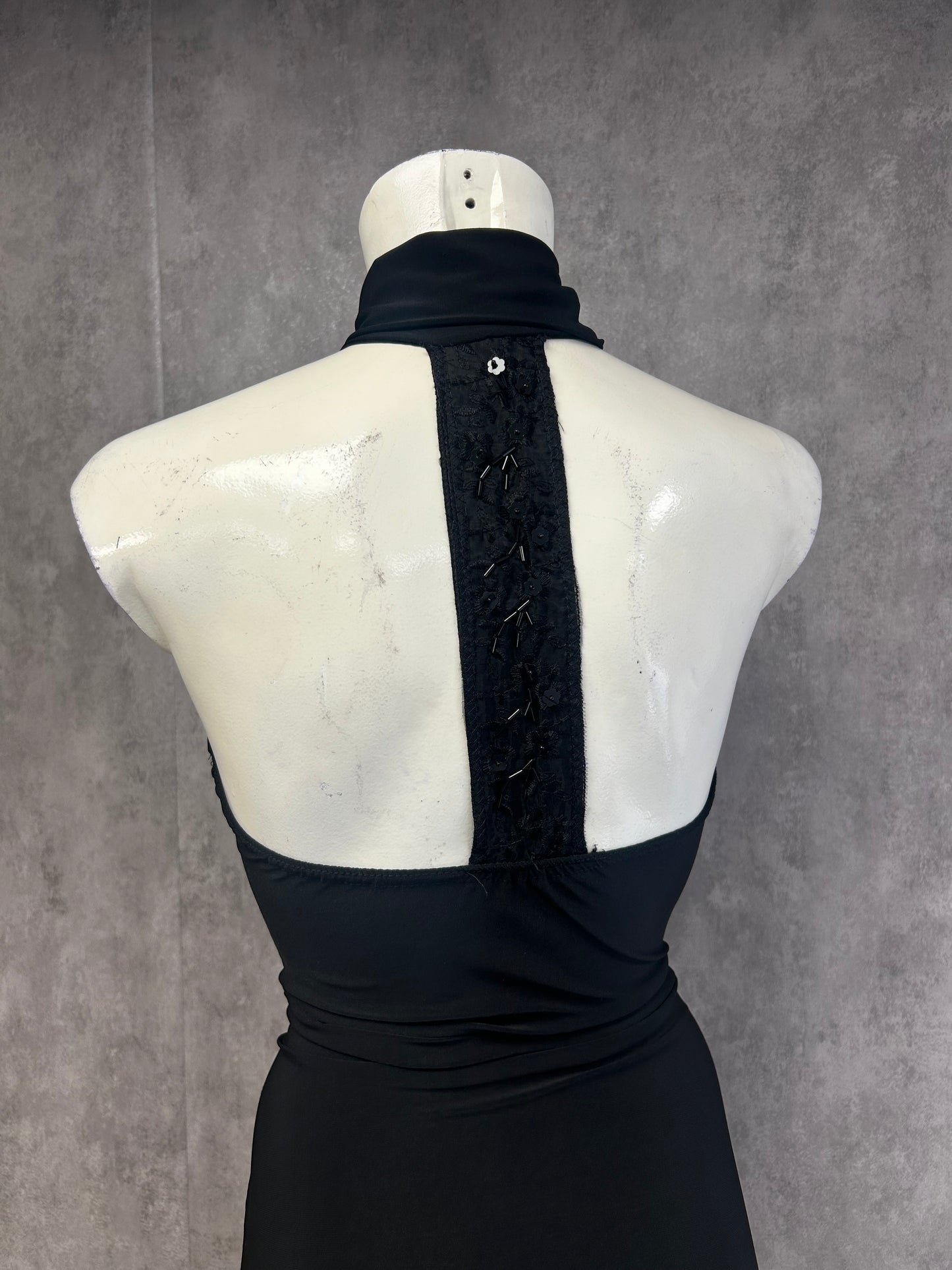 Y2K black dress