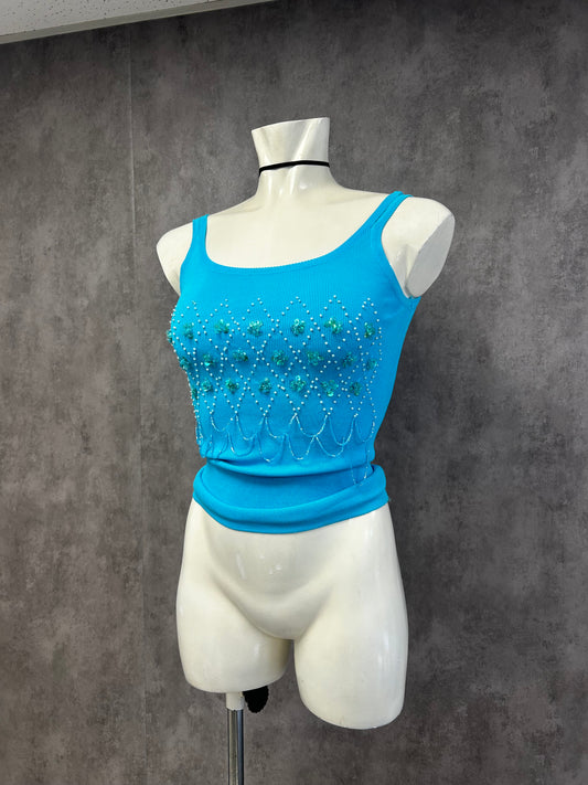 Vintage sequin top