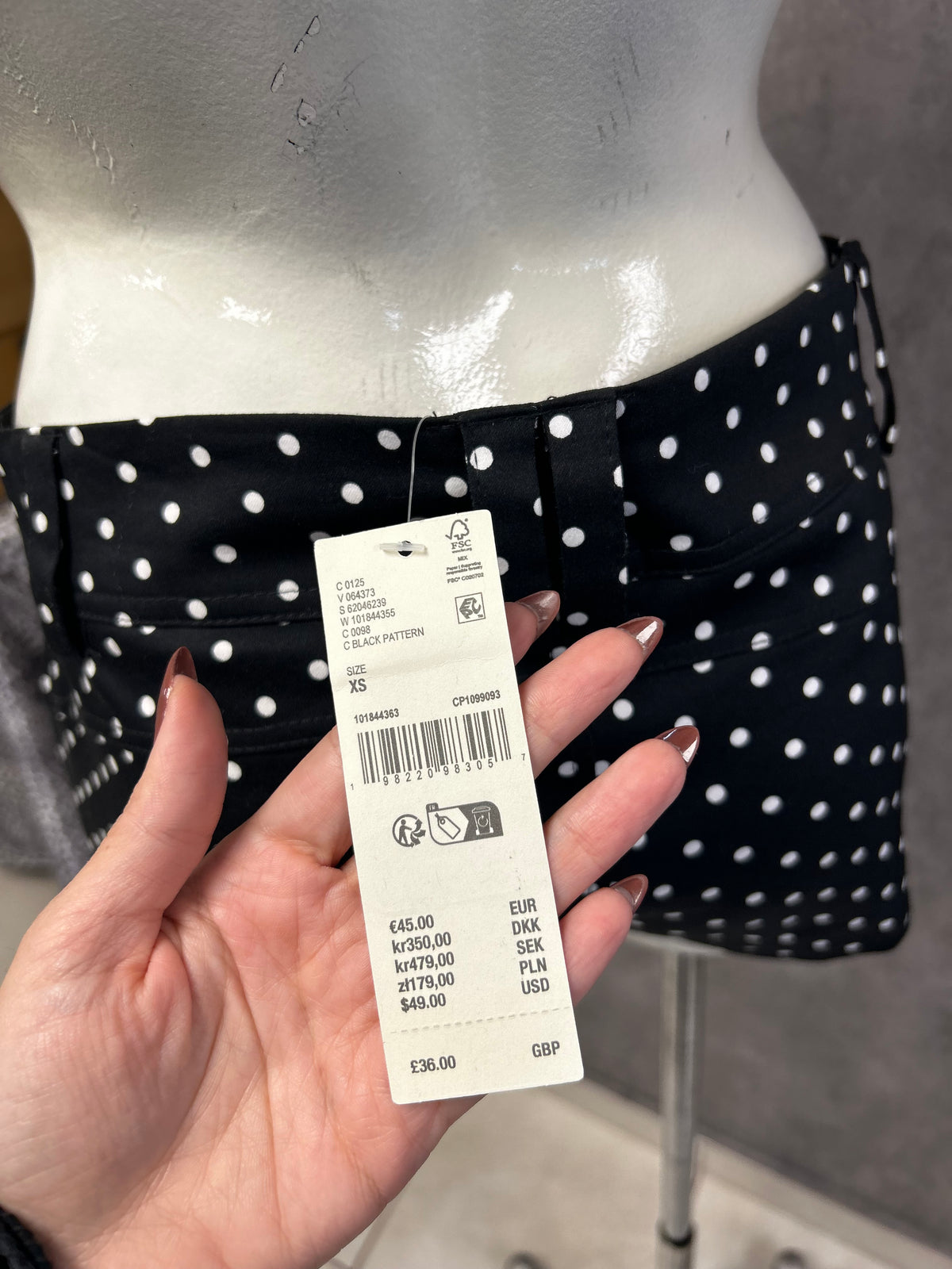 BGG urban outfitters polka dot shorts