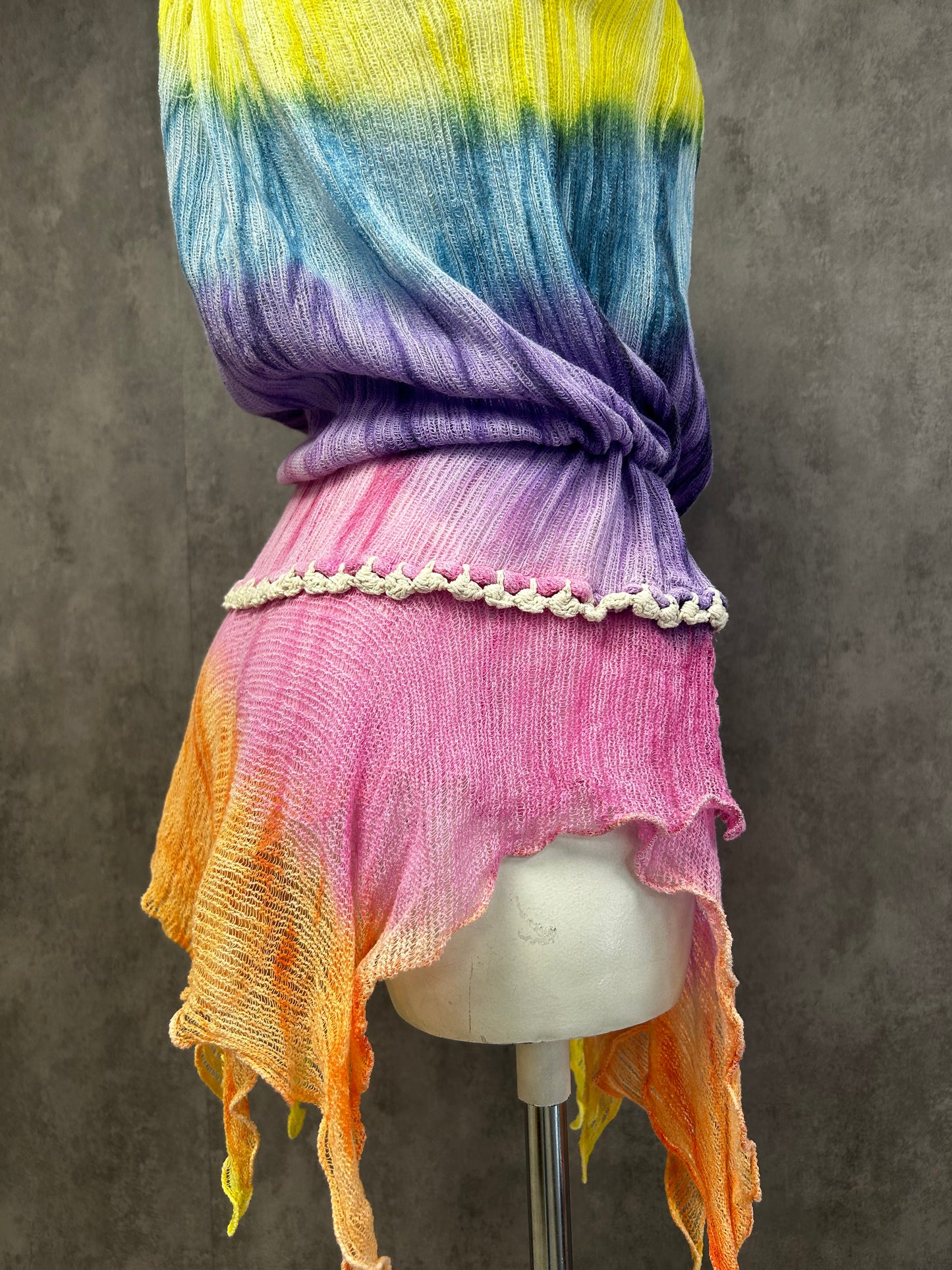 Colourful top-beachwear