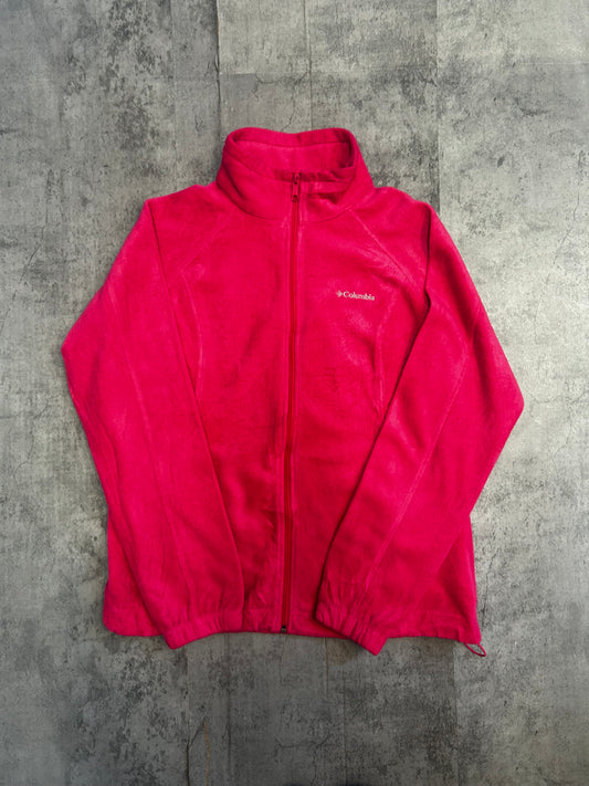 Columbia pink fleece jacket