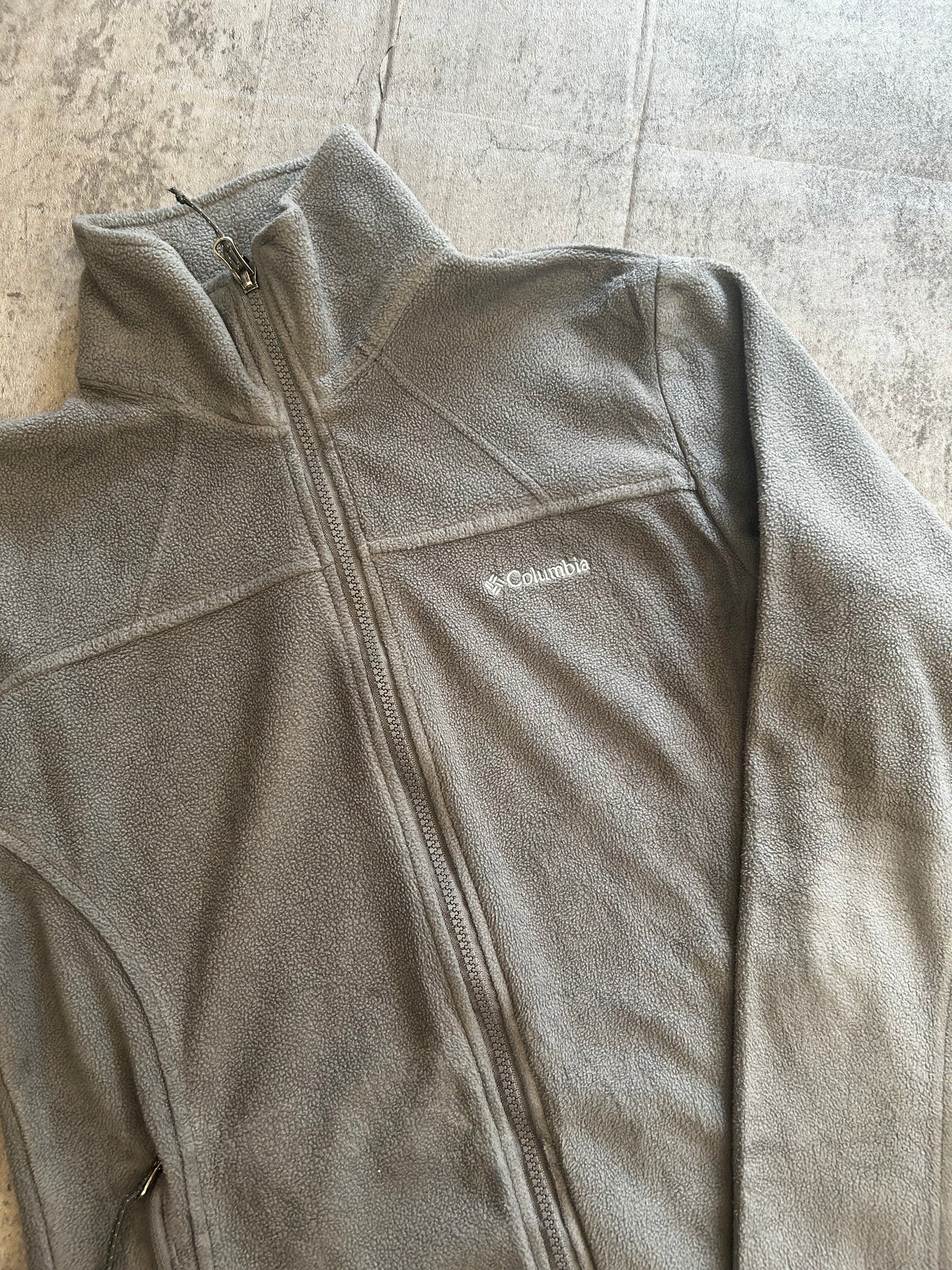 Columbia grey fleece jacket