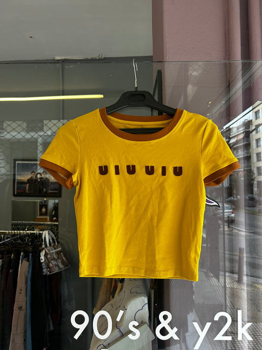 Y2K yellow top