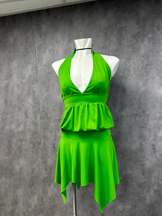 Y2K backless mini dress