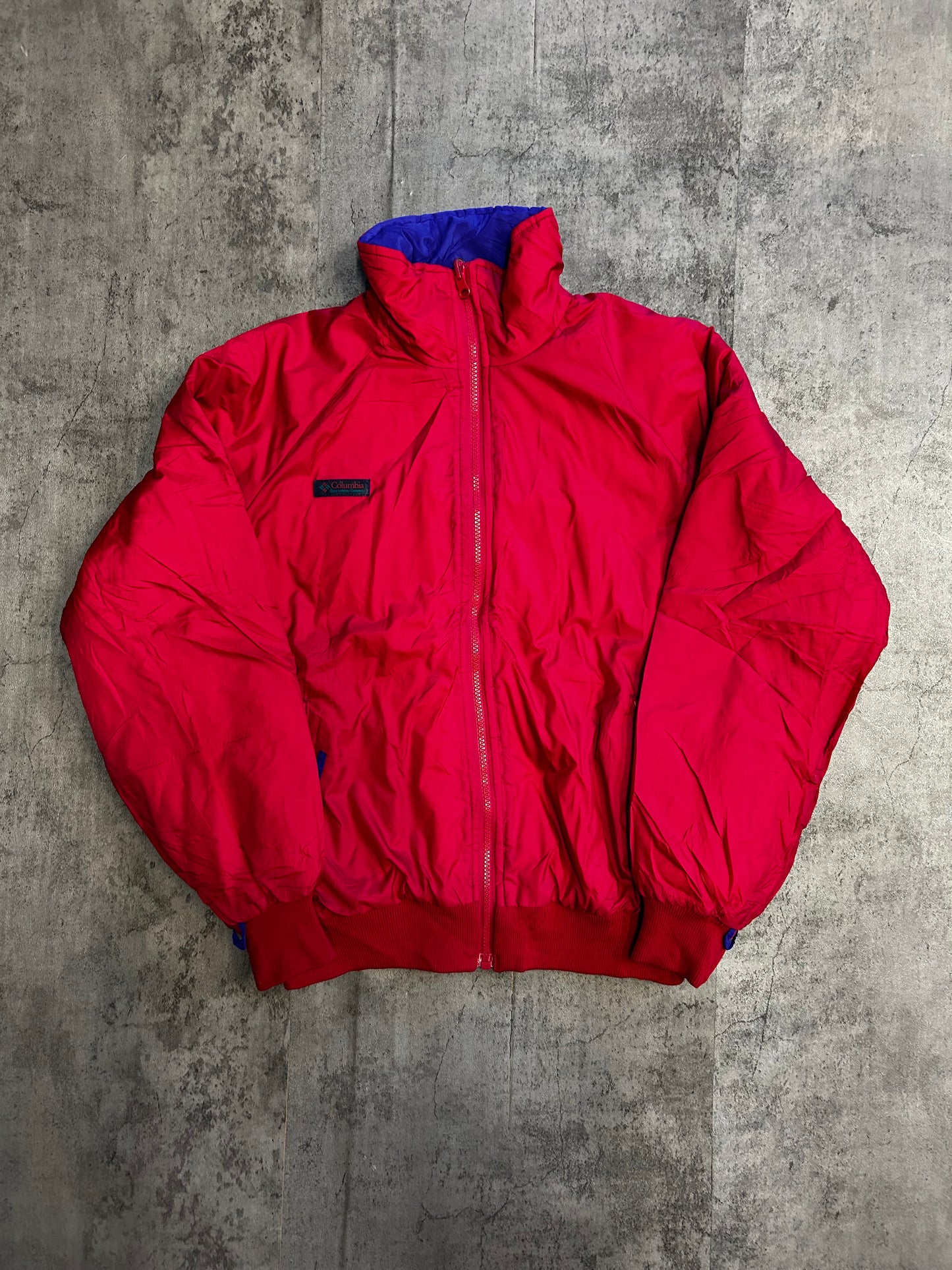 Columbia purple puffer jacket