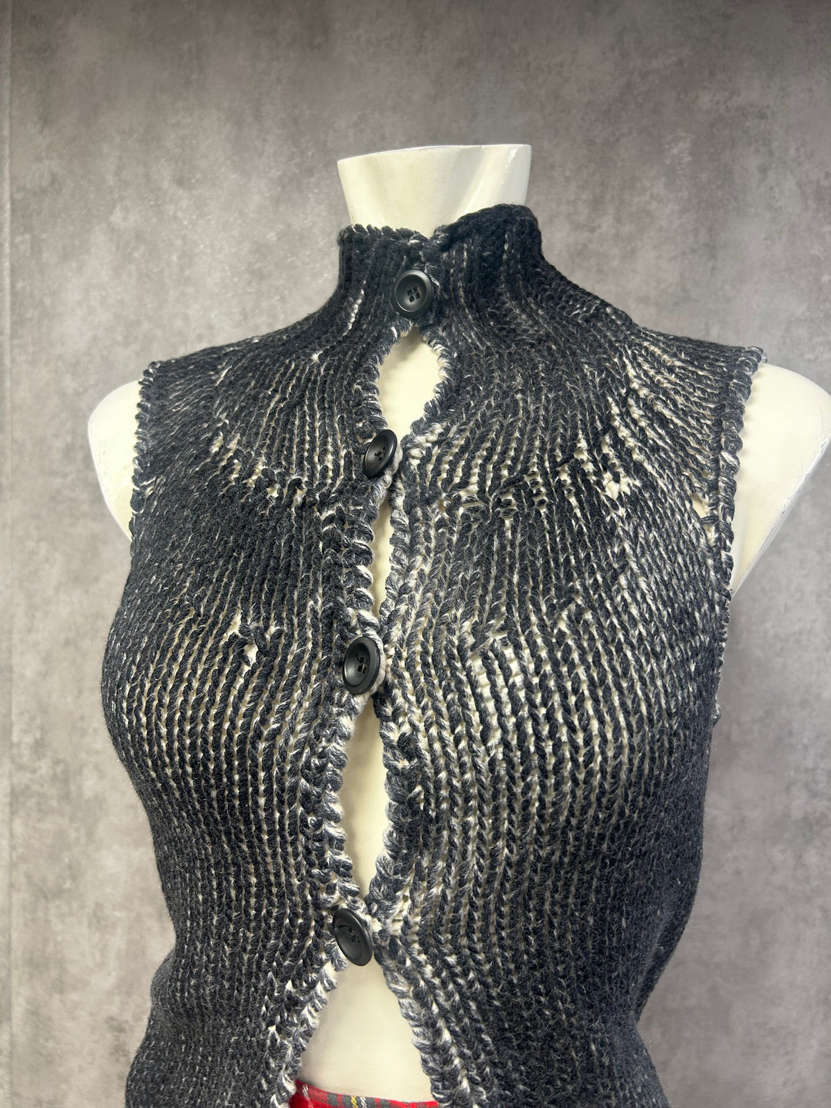 Y2K 100% cashmere knitted top