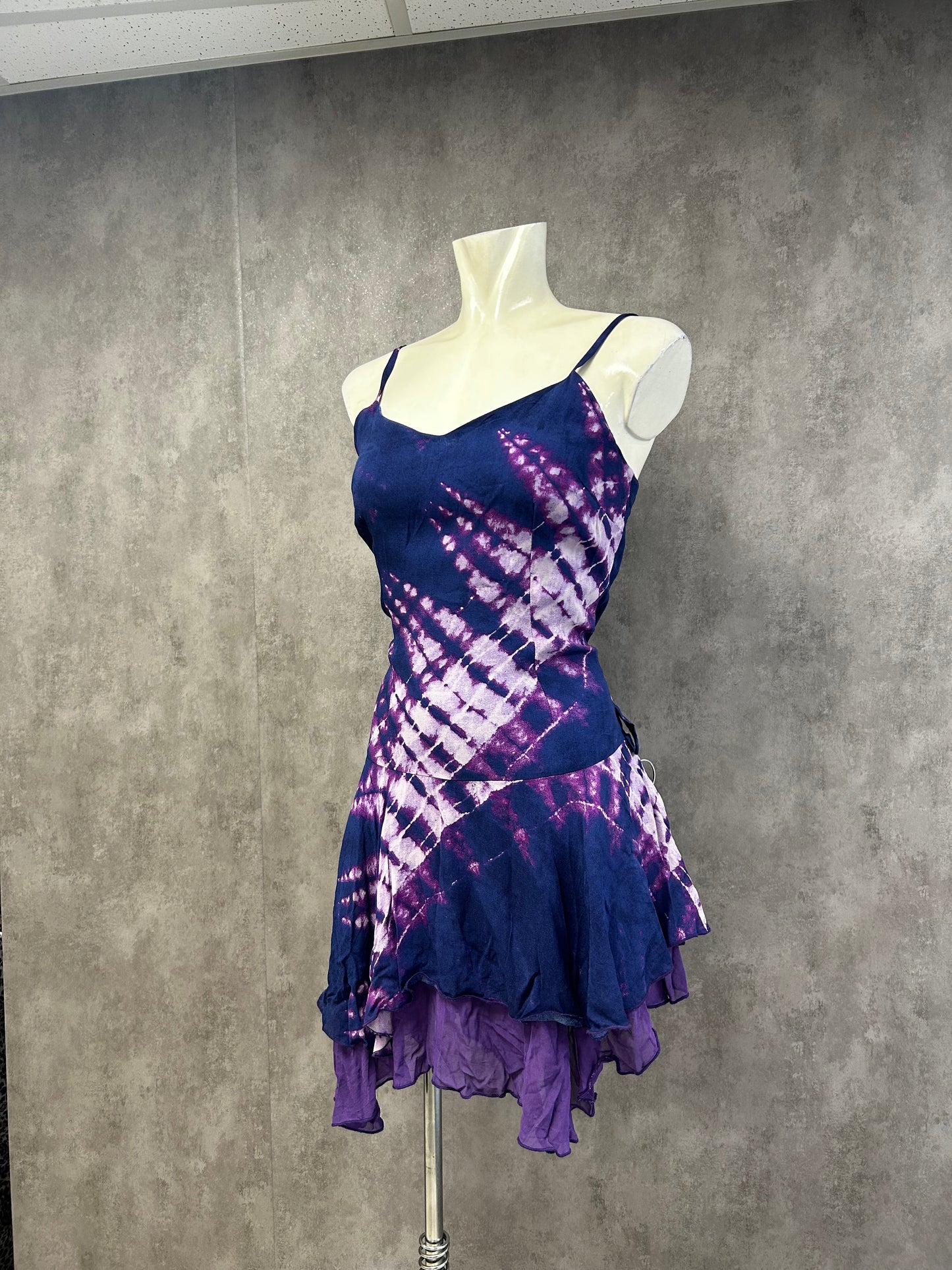 Vintage mini mesh dress
