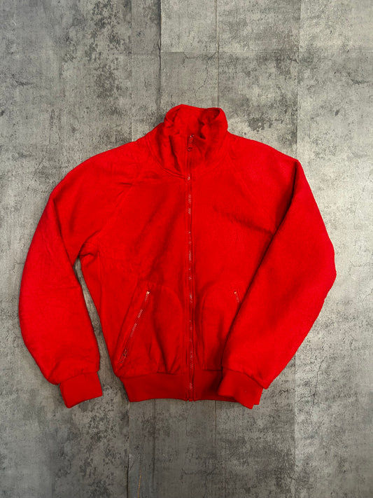 Columbia red fleece jacket