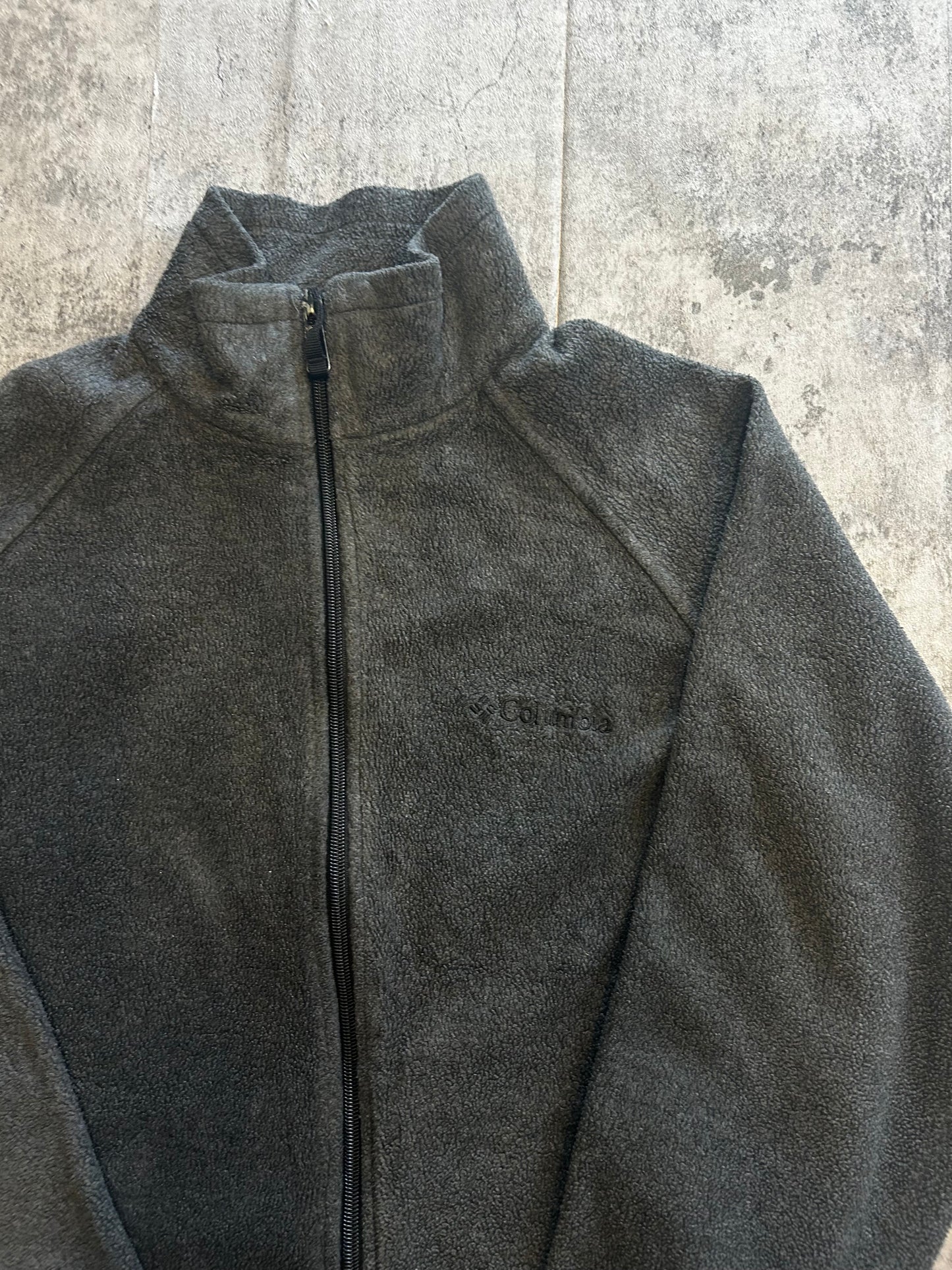 Columbia grey fleece jacket