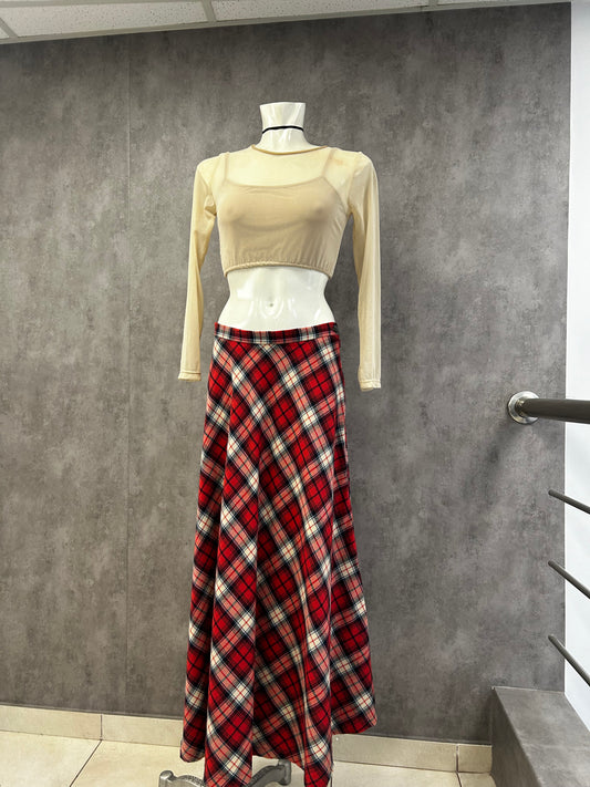 Maxi cotton skirt