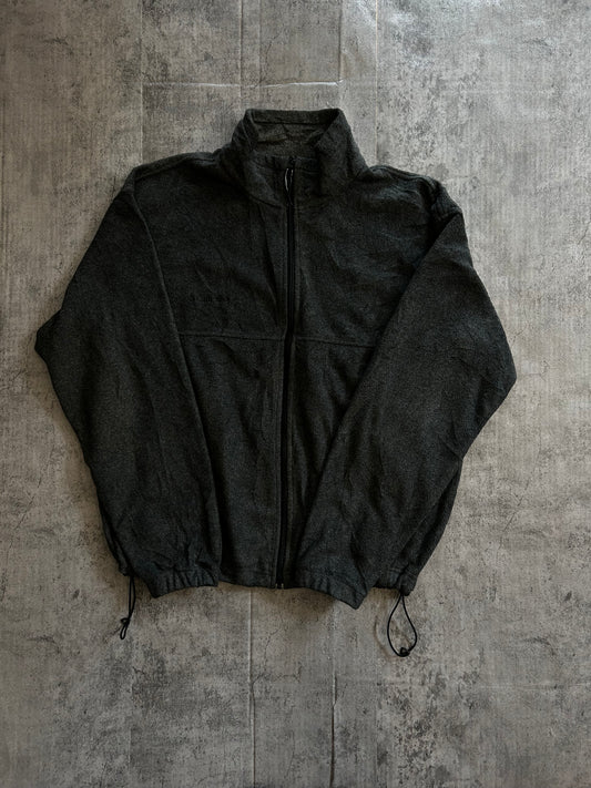 Columbia full zip dark grey fleece