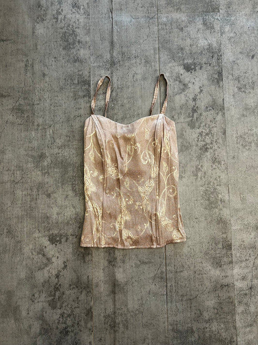Vintage satin top