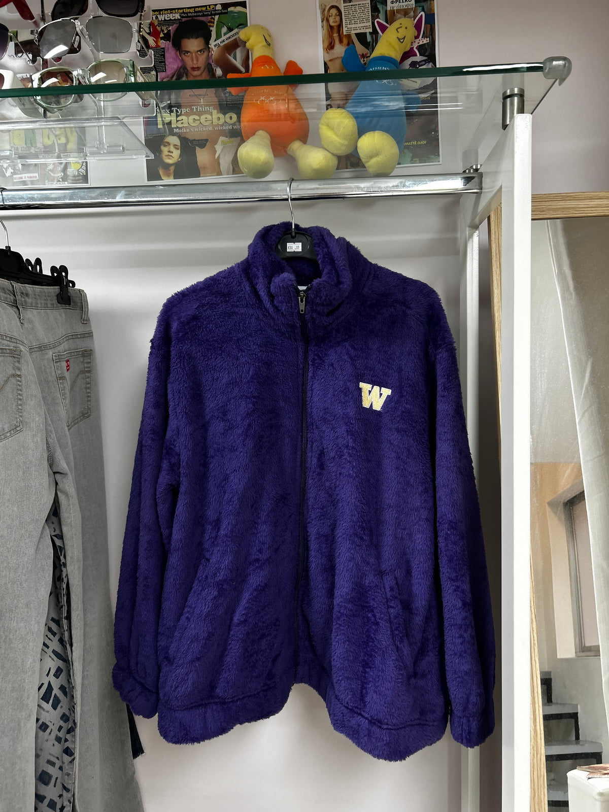 Champion purple fluffy fleece