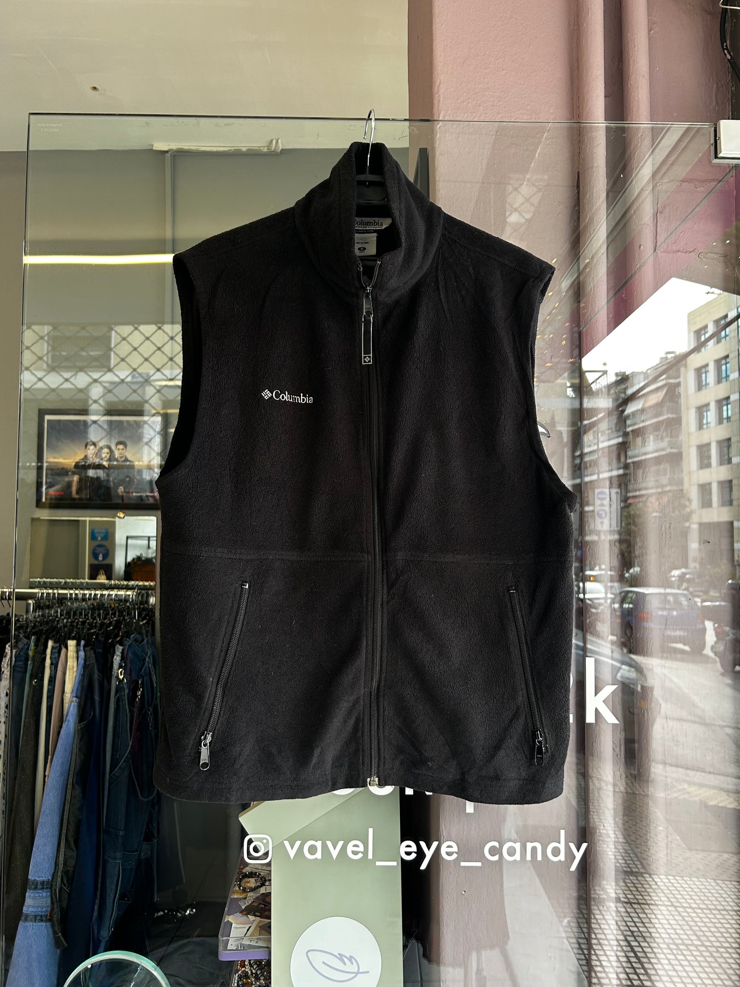 Columbia black vest fleece