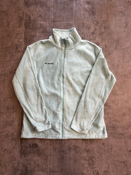 Columbia full zip mint fleece