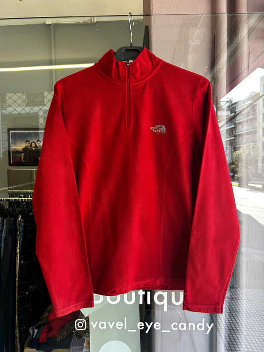 North face red fleece