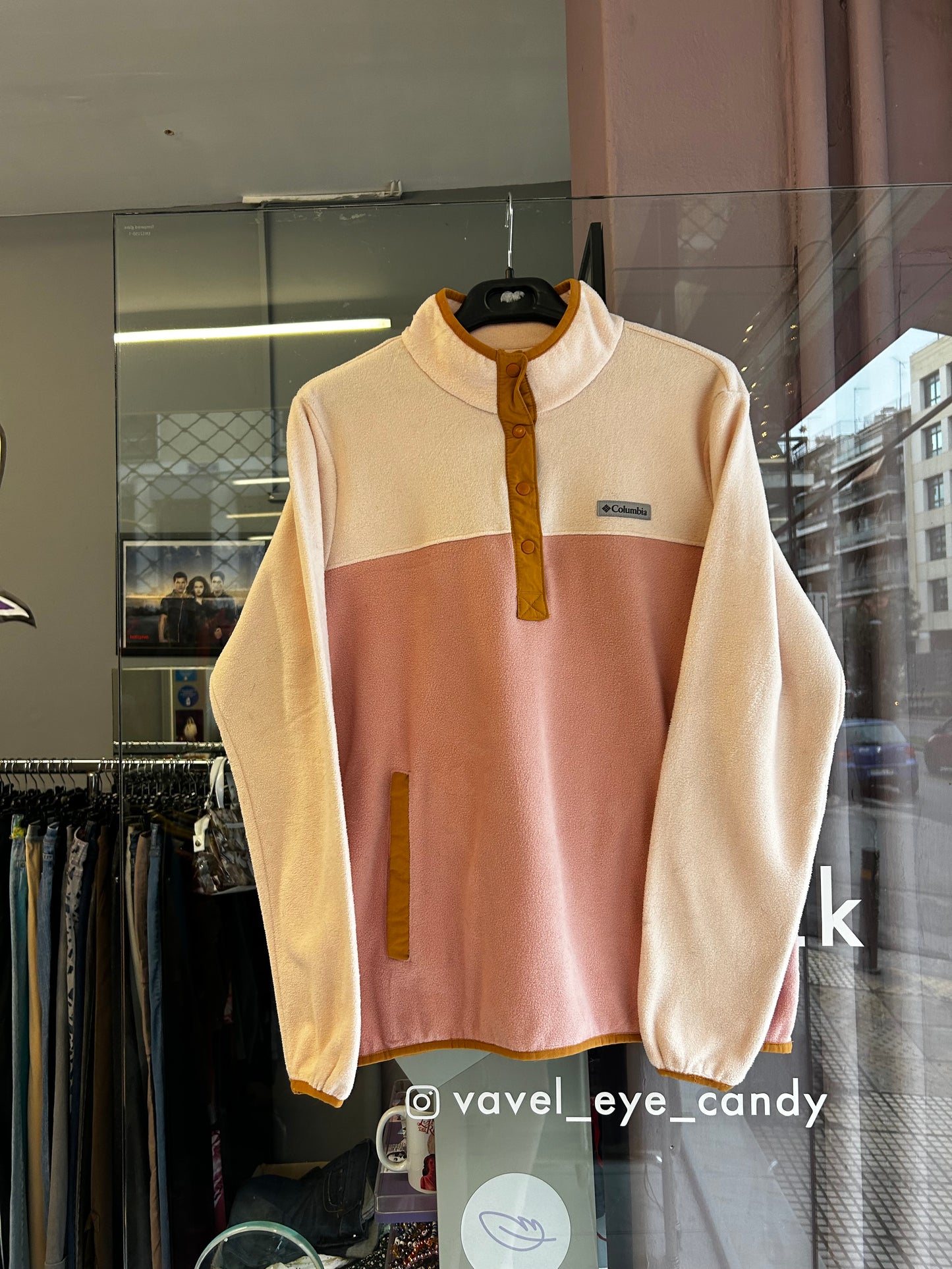 Columbia half button fleece