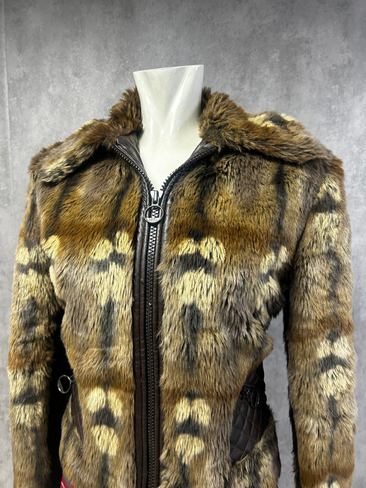 Vintage mango fur coat
