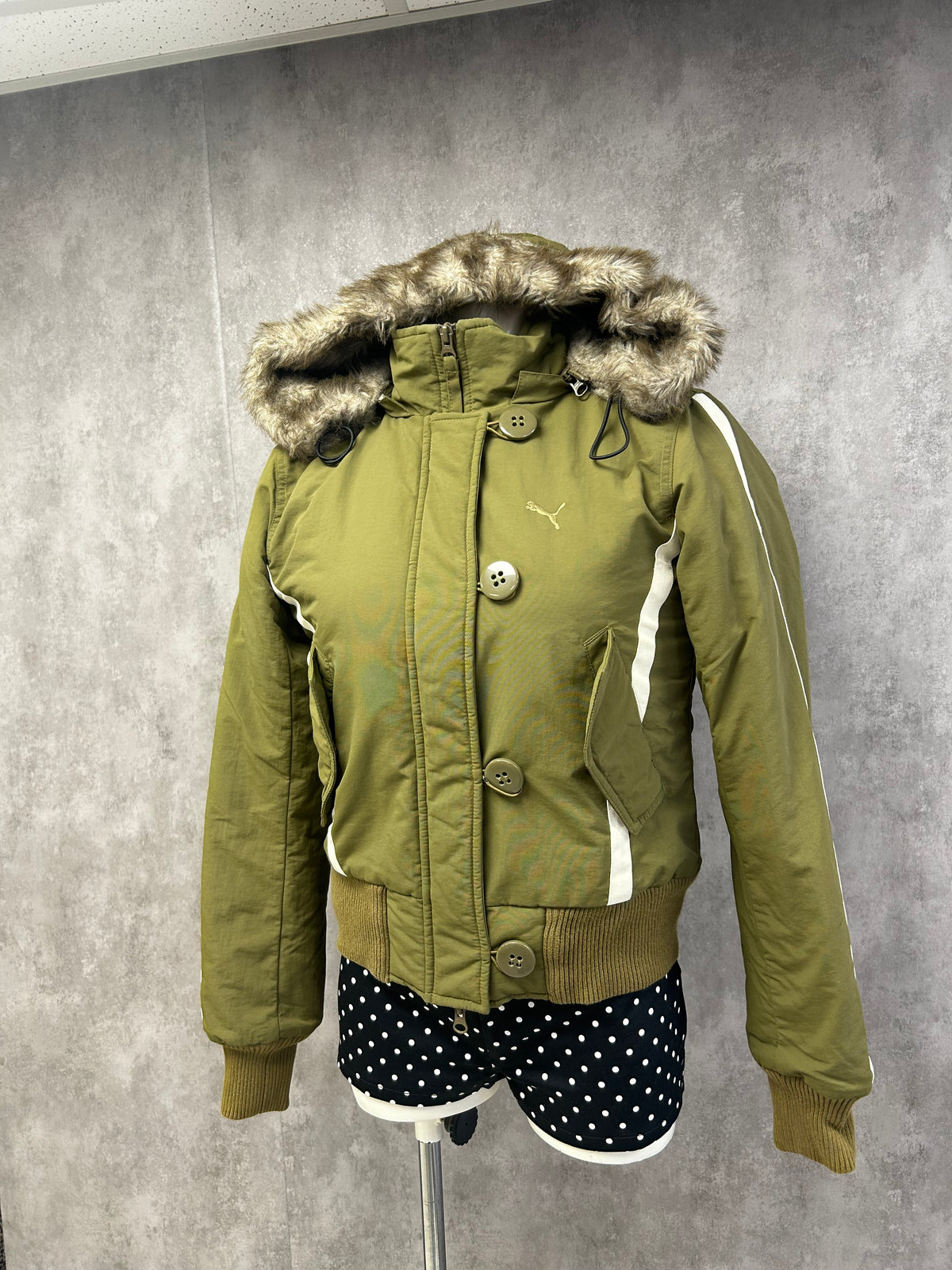 Puma green jacket