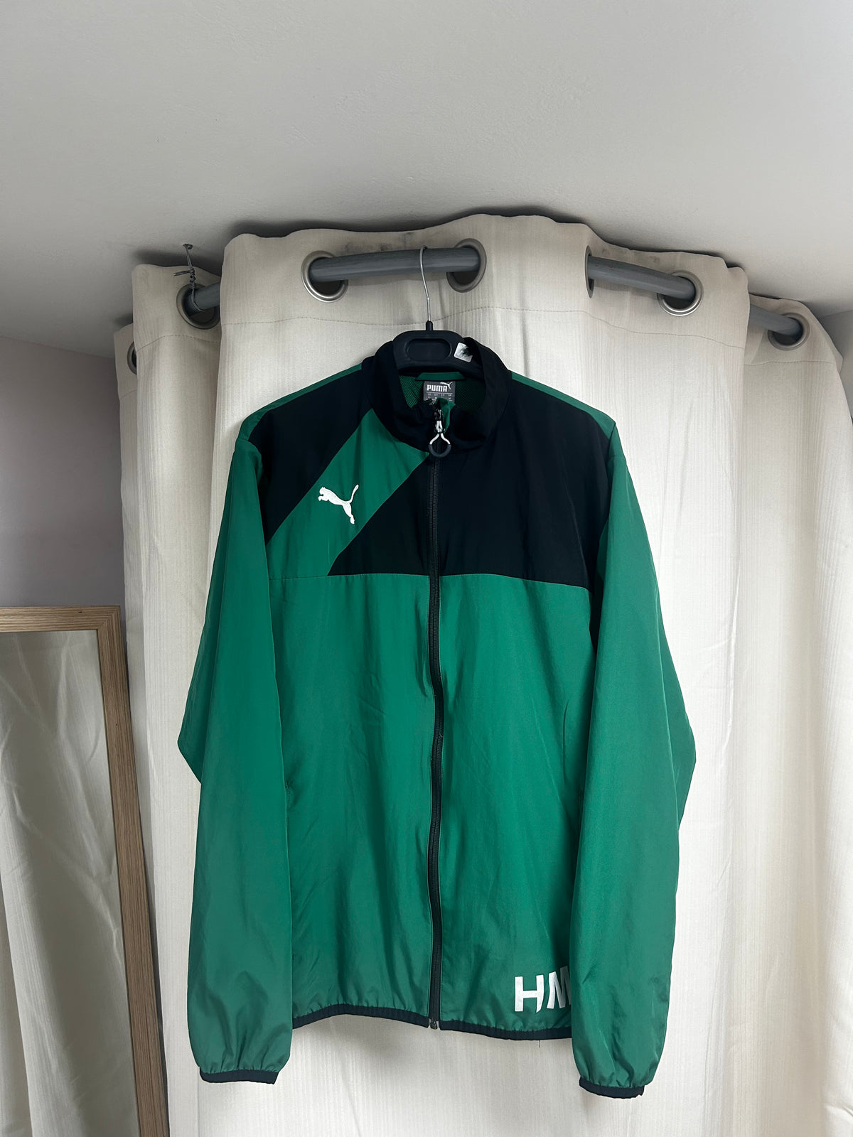 Puma green windbreaker