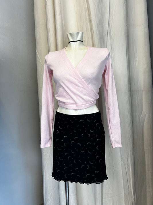 Baby pink cropped top