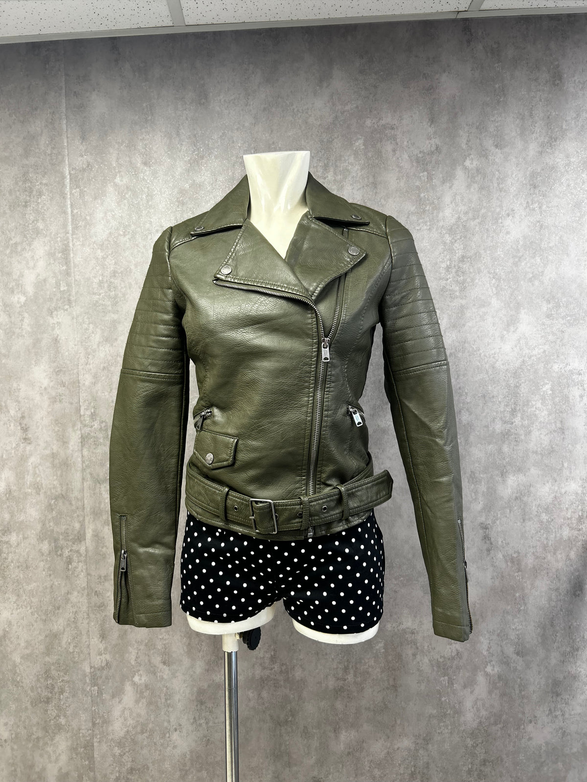 America today real leather jacket