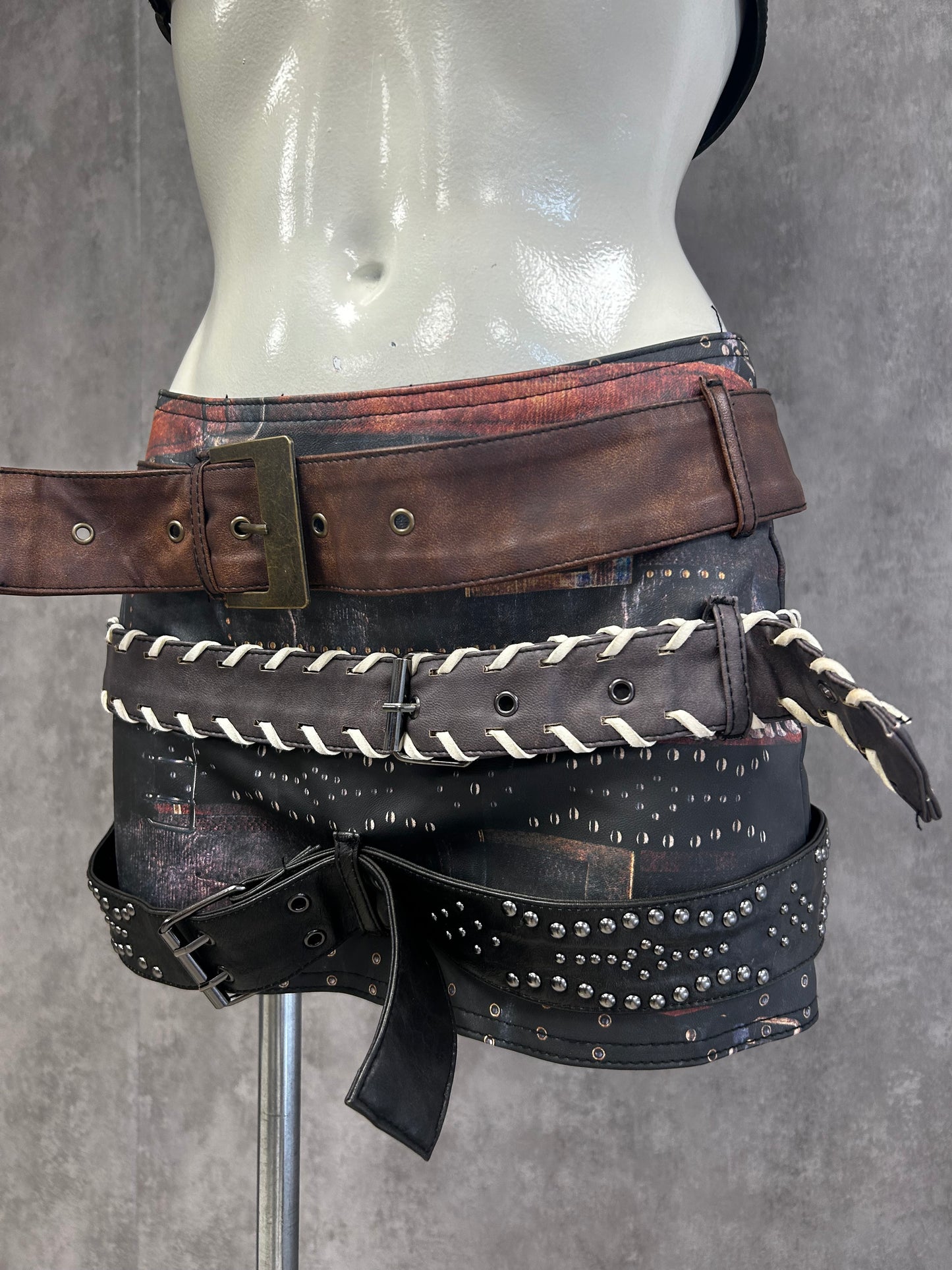Jaded London mini belt skirt