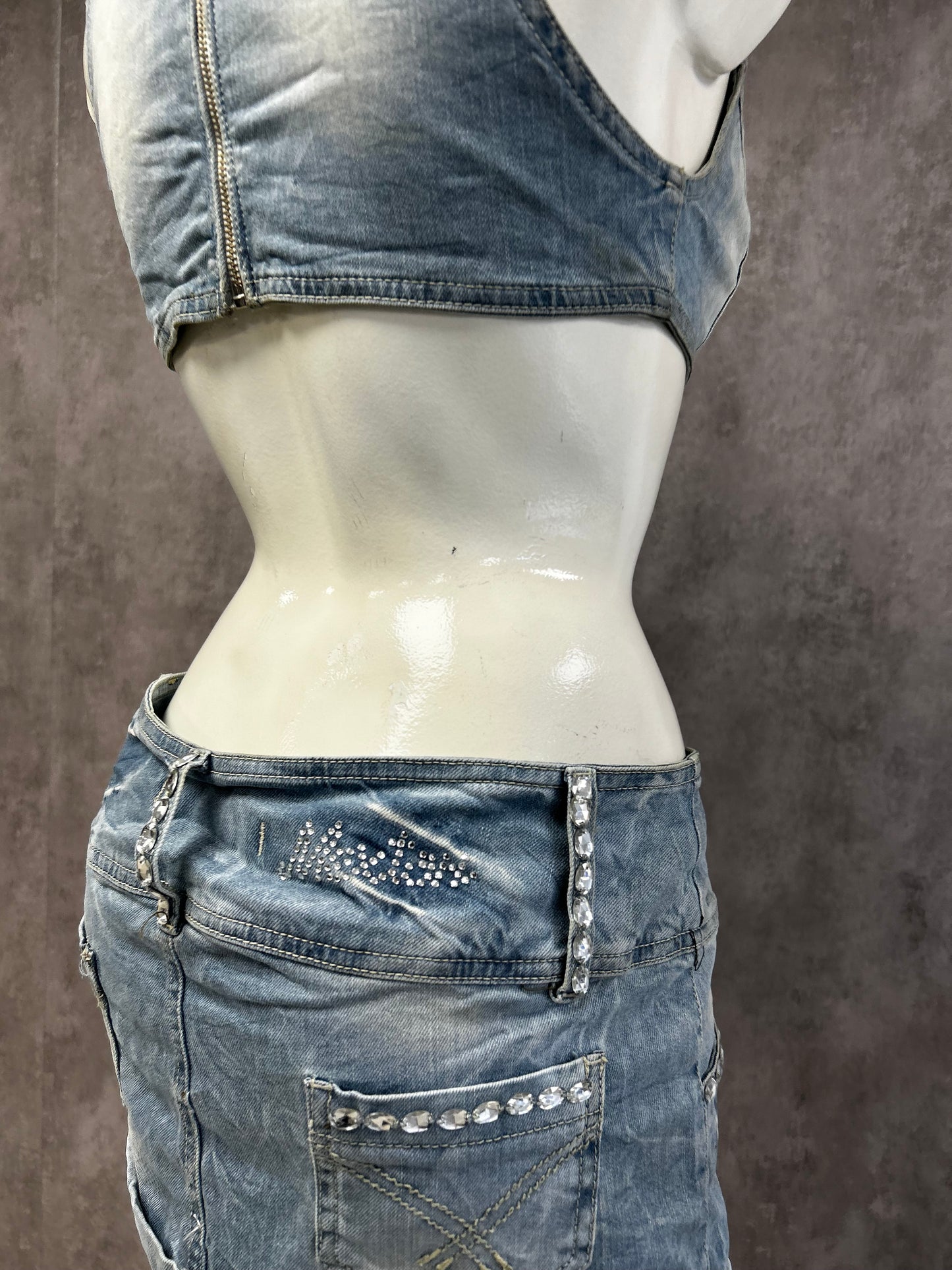 Y2K mexton denim dress