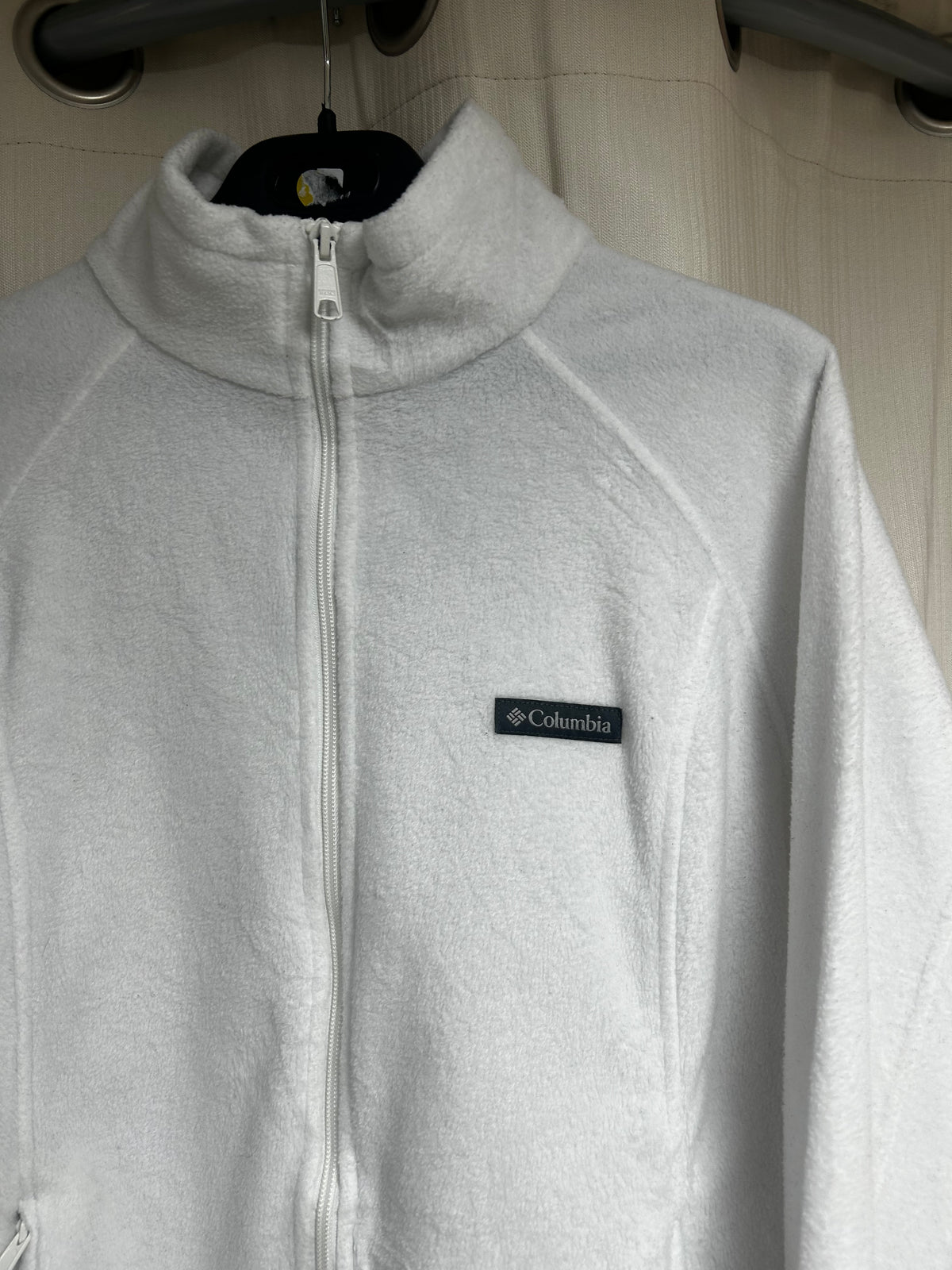 Columbia white fleece jacket