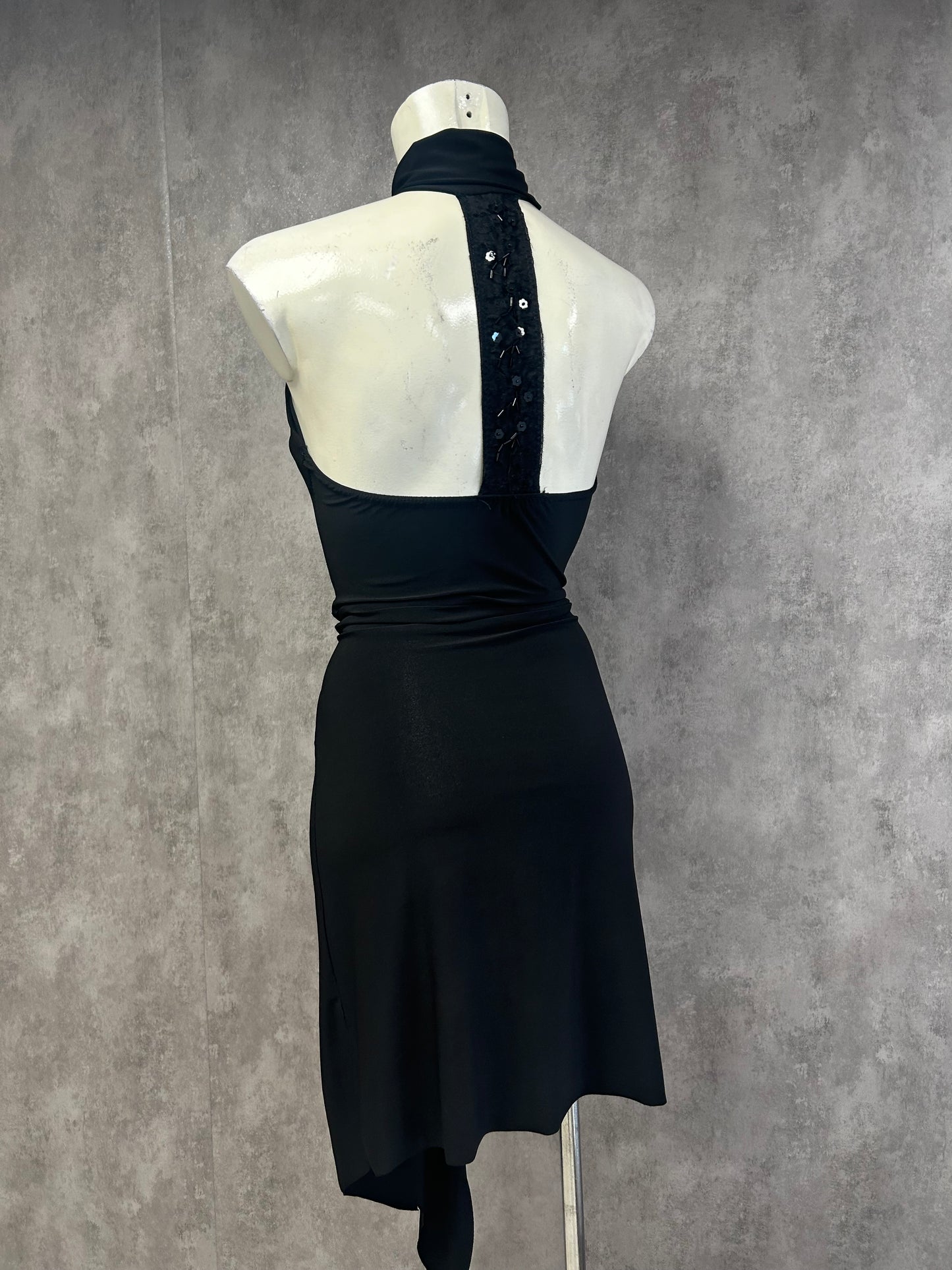 Y2K black dress
