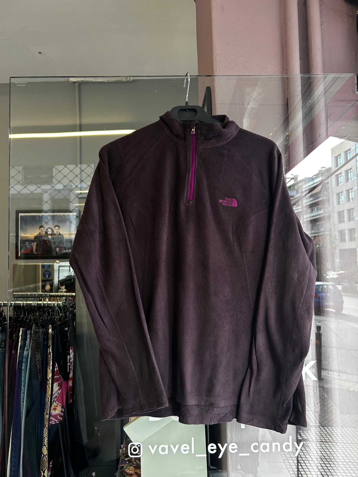 The north face half zip fleece