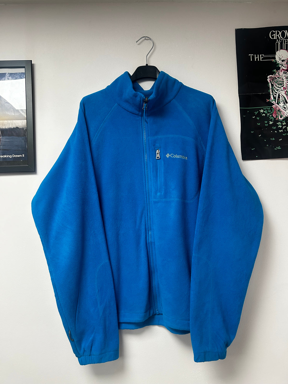 Columbia blue fleece jacket