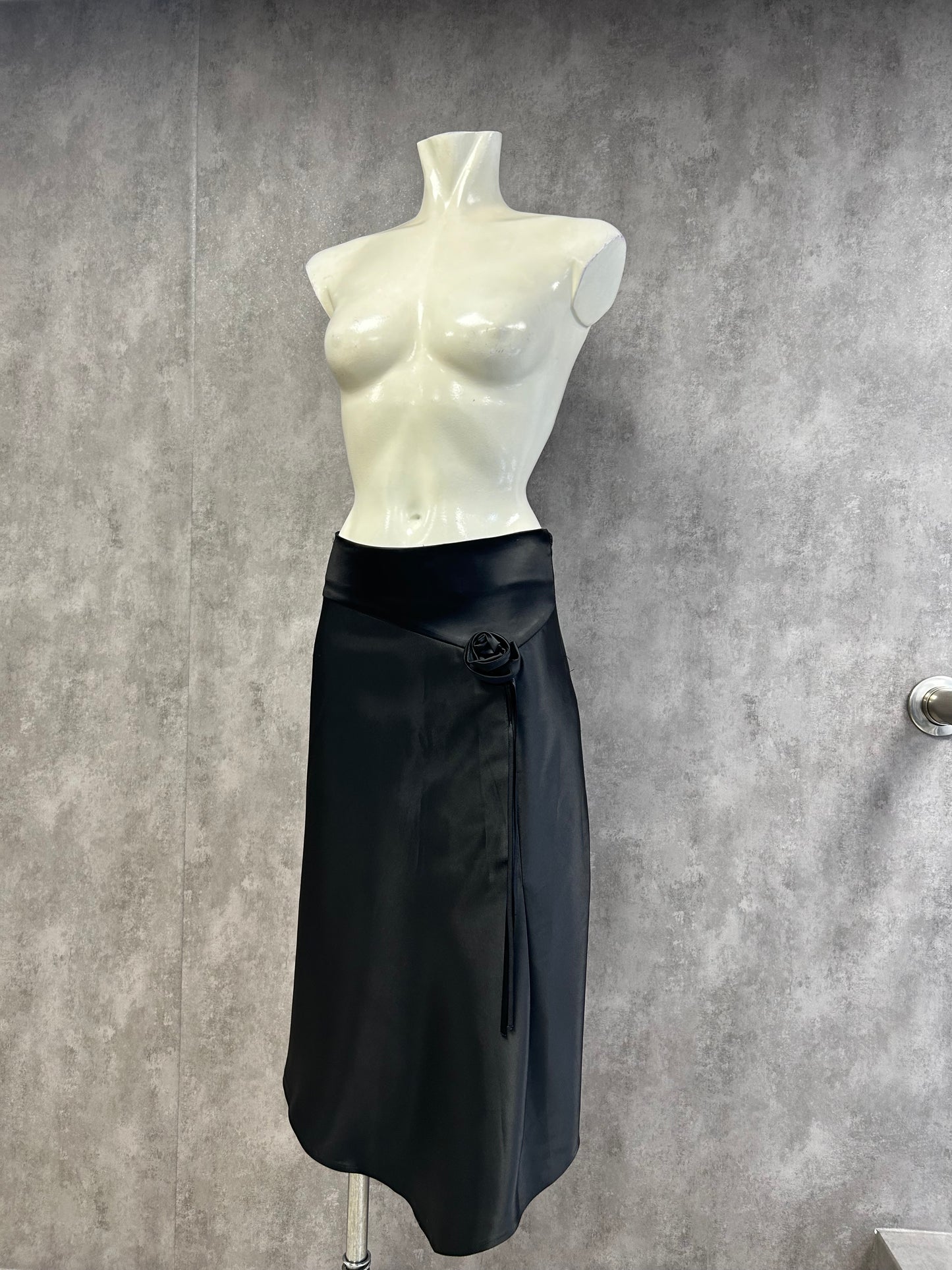 Vintage satin skirt