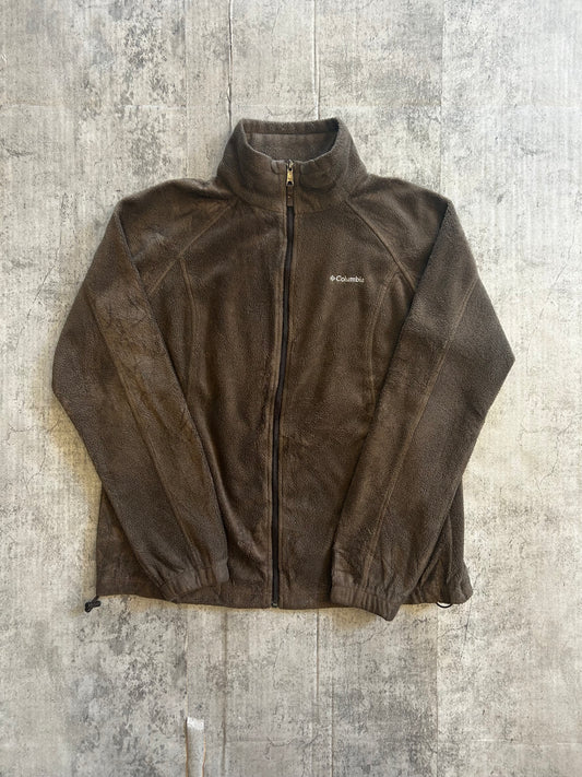Brown fleece jacket