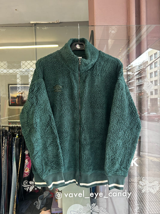 Umbro green fluffy fleece
