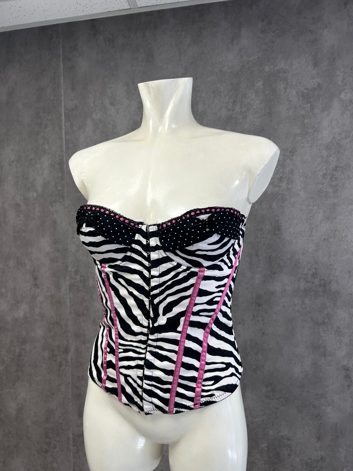Vintage zebra print top