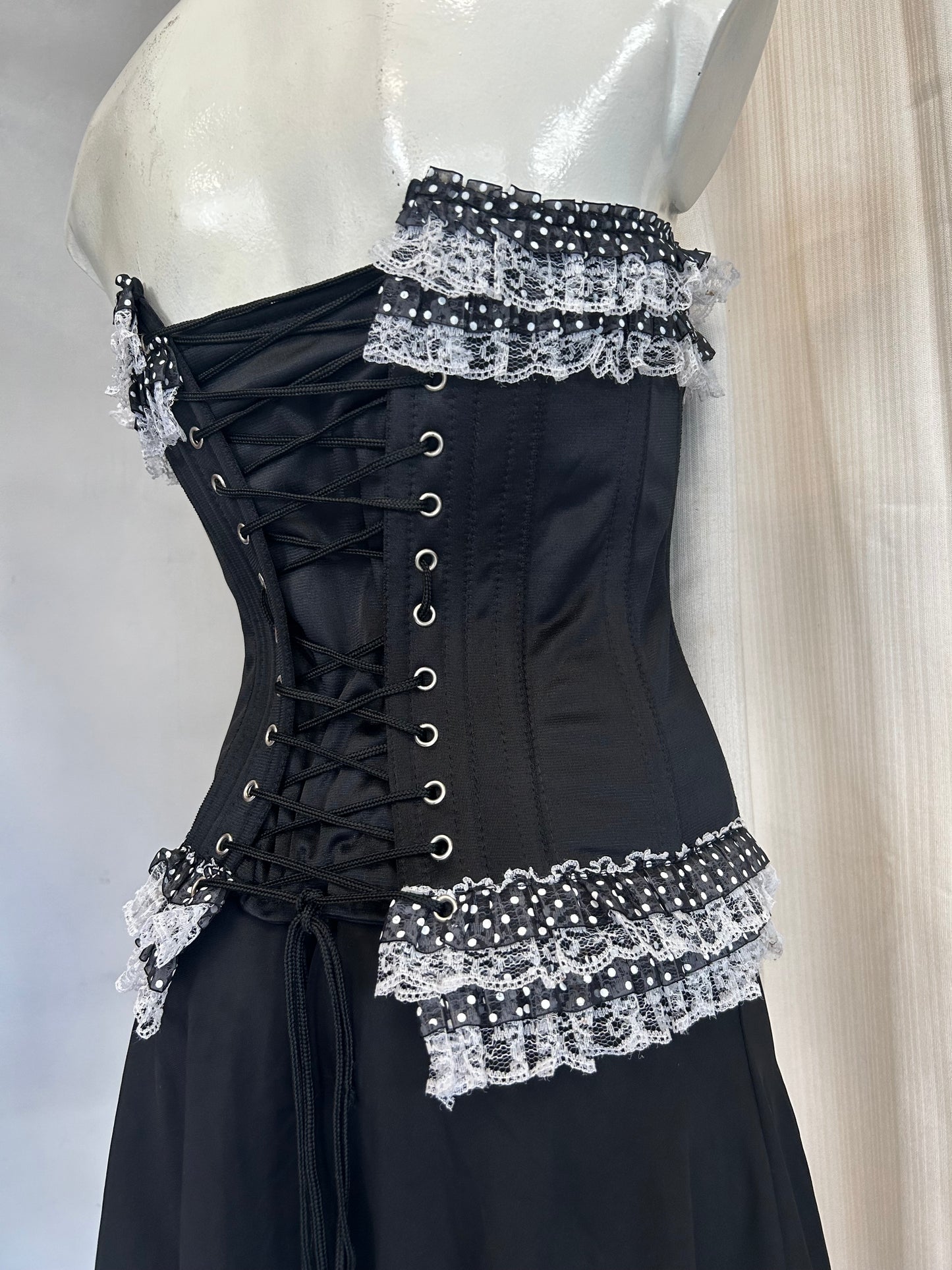 Polka dot corset