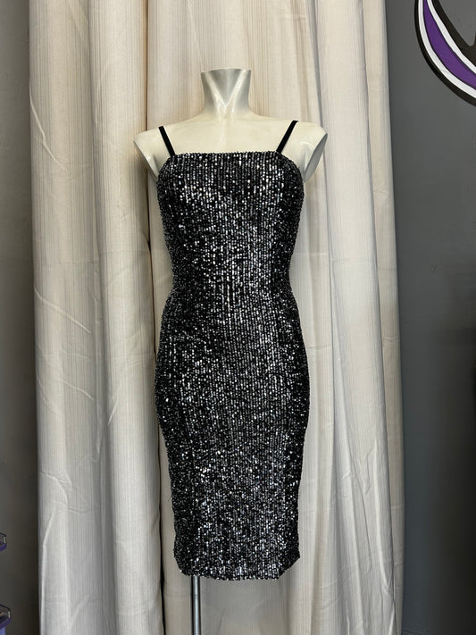 Sequin midi dress