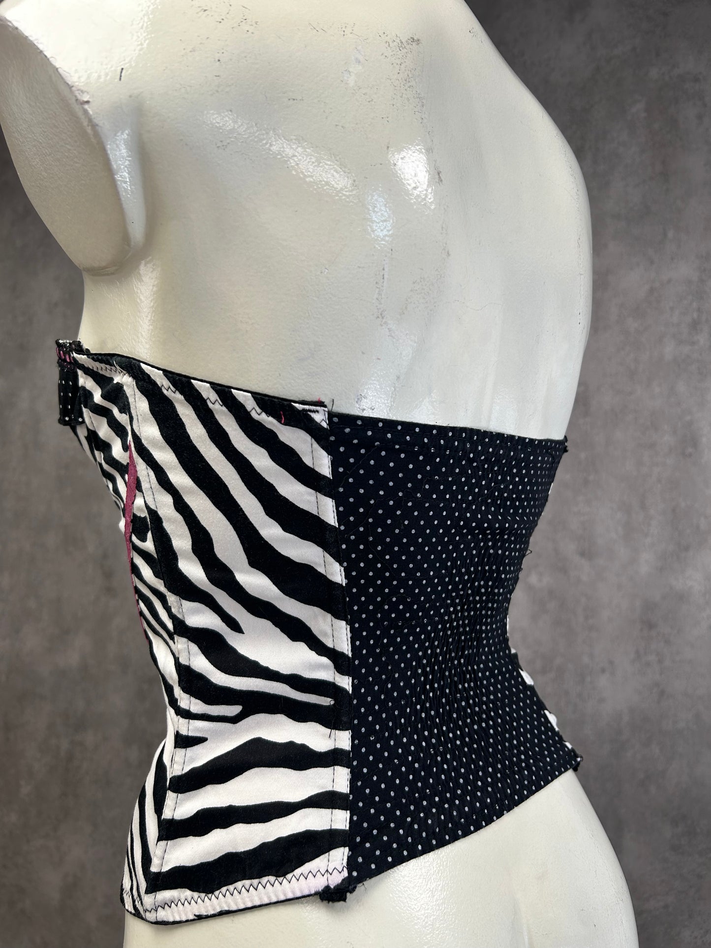 Vintage zebra print top