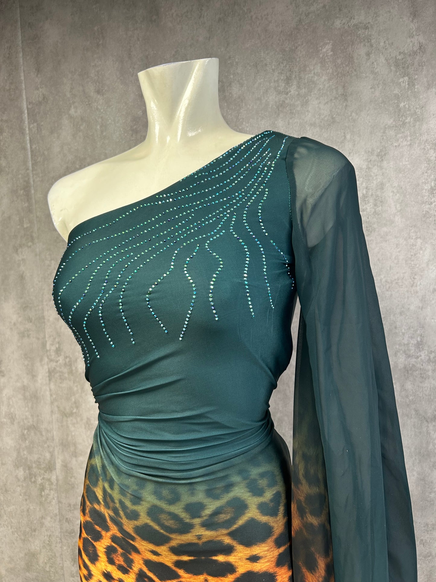 Mini mesh dress