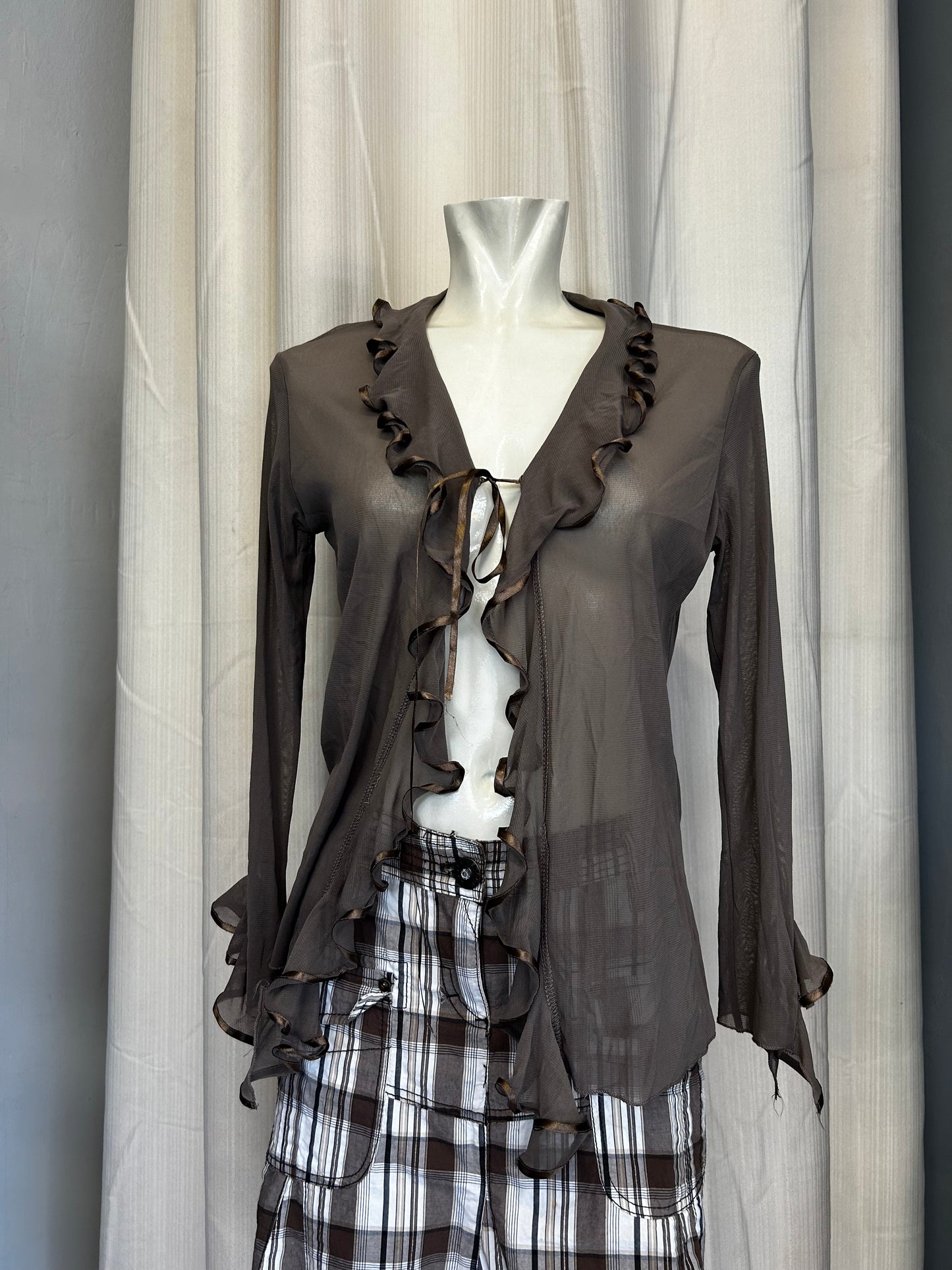 Vintage mesh cardigan